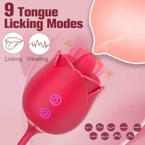 Estimulador Sexual De Rosa Para Mujer, Vibrador De
