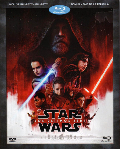 Star Wars Episodio 8 Los Ultimos Jedi Blu-ray + Dvd + Bonus