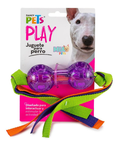 Juguete Para Perro Pesa Con Cintas Color Surtido