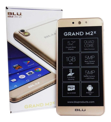 Telefono Blu Grand M2x Dual Android Liberado Whatsapp Instag