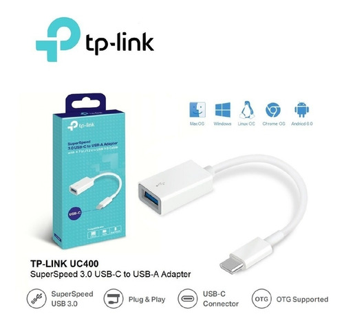 Adaptador Usb 3.0 A Usb-c Uc400 Tp-link Adaptador Usb 3.0 A Usb-c Uc400 Tp-link