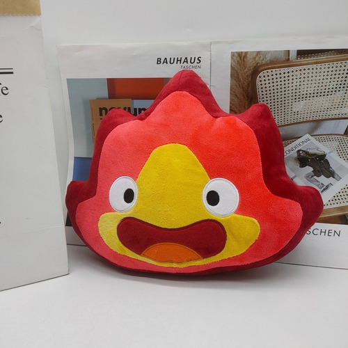 Imagen 6 de 10 de Calcifer Muñeco Peluche Juguete Regalo Para Niños 24cm