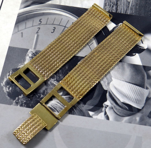 Pulseira Relógio Ouro 18k 44g - 18 Cm -  Pino 18mm