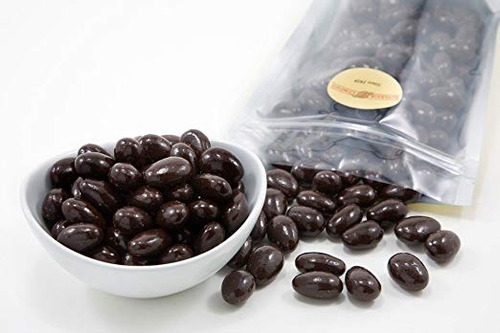 El Chocolate Oscuro Cubrió Las Almendras (1 Libra Bolsa)