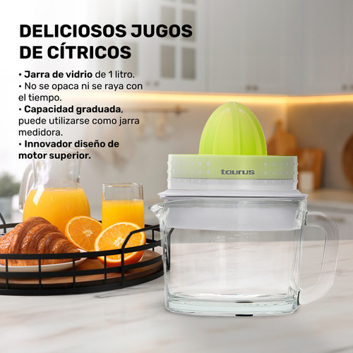Exprimidor De Jugos Taurus Citrix Ver.ii Jarra De Vidrio 1l
