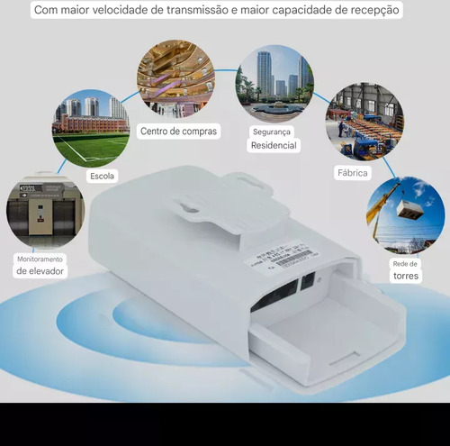 Repetidor Wi-fi Extensor Longa Distancia Cpe 2.4ghz Externo