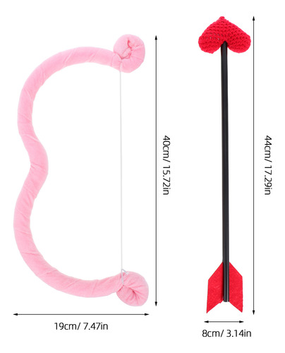 Set Cupido Bow Arrow: Suministros De Cosplay De Cupido Para