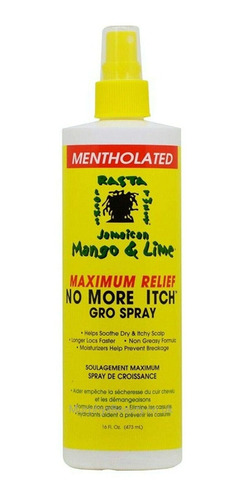 Jamaican Mango No More Itch Gro Spray, Máximo, 16 Oz (vi-z8x