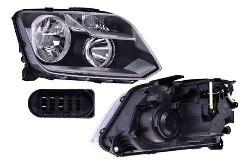 (par) Faros Manual P/foco H1 Y H7 5pin Vw Amarok 2012 Depo
