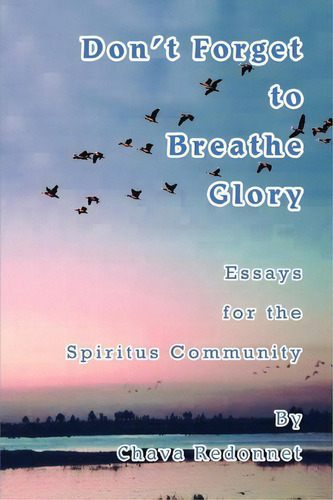 Don't Forget To Breathe Glory, De Chava Redonnet. Editorial Iuniverse, Tapa Blanda En Inglés