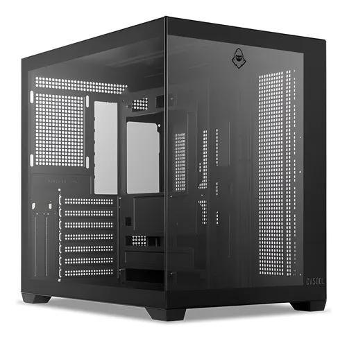 Gabinete Gamer Mancer Cv500l Midtower Lateral De Vidro Preto