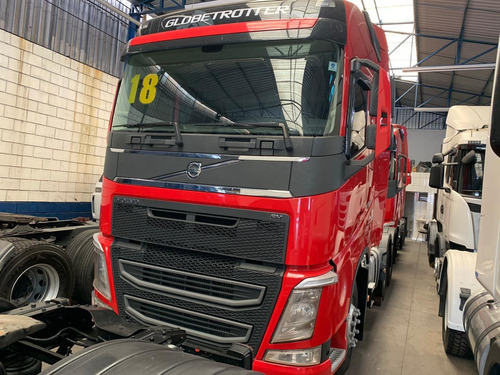 Caminhão Volvo Fh 540 6x4 Ano 2018 Vermelho Novo