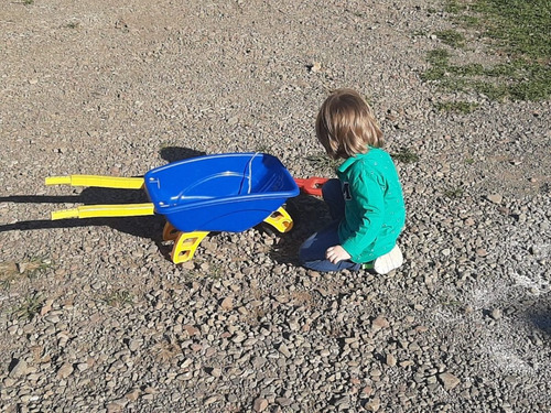 Imagem 6 de 10 de Carrinho De Mão Carriola Brinquedo Praia Kit Com 2 Unidades
