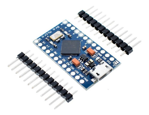 Pro Micro Atmega32u4 16mhz 5v Compatível Arduino + Micro Usb