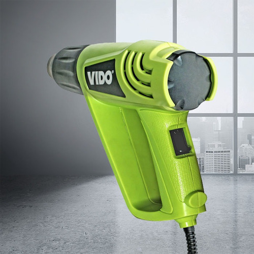 Pistola De Calor 2000w Vido Profesional Con Accesorios
