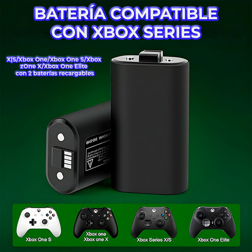 Batería Recargable Y Cargador Compatible Con Xbox Series X|s