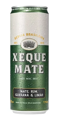 Bebida Rum Limão Mate Guaraná.xeque Mate 12latas De 355ml