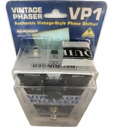 Pedal Behringer Vp1 Vintage Phaser Shifter Novo Original