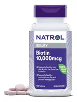 Comprar Natrol Biotin Beauty De 10000 Mcg - Tablets a $1142