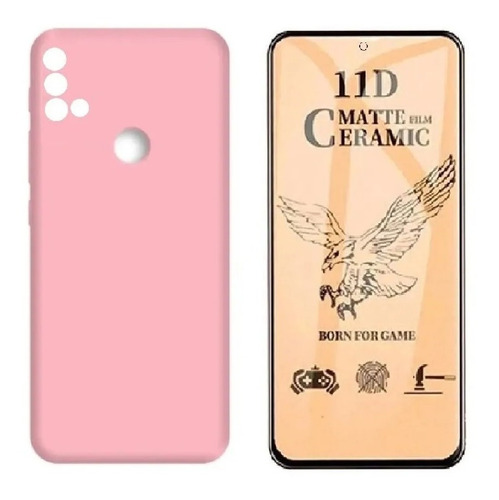 Forro Funda Protección Para Motorola E40 / E30 + Cerámico