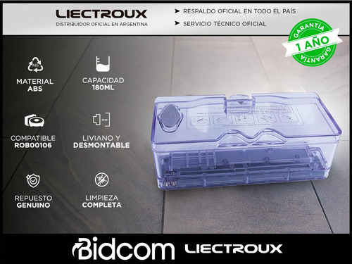 Repuesto Deposito De Agua De Aspiradora Robot Liectroux M7s