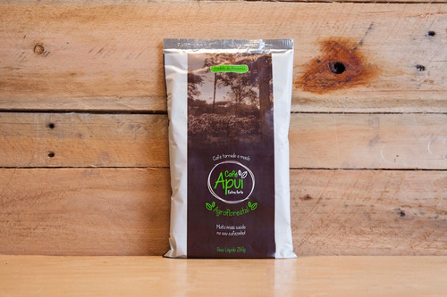 Café Apuí Agroflorestal - Torrado E Moído. Pacote 250g