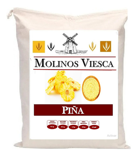 5 Kg Piña Deshidratada En Polvo