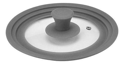 Tapa De Vidrio Templado Multifunción 28 A 30 A 32cm Gris