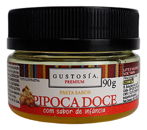 Pasta Saborizante Gustosia Pipoca Doce 90g Mec3