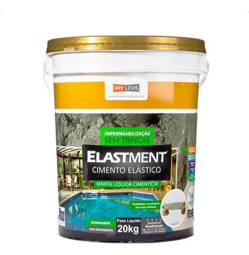 Manta Líquida Cimentícia Elastment Cimento Elástico 20kg