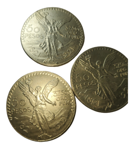 Tres Medallas Independencia Alada Centenario Independenia