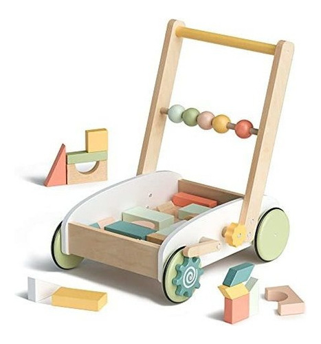 Robud Madera Baby Walkers Bloques De Construccion Juguetes P