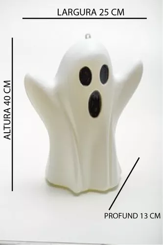 Fantasma Halloween Gigante Enfeite Dia Das Bruxas pra Pendurar 170 cm