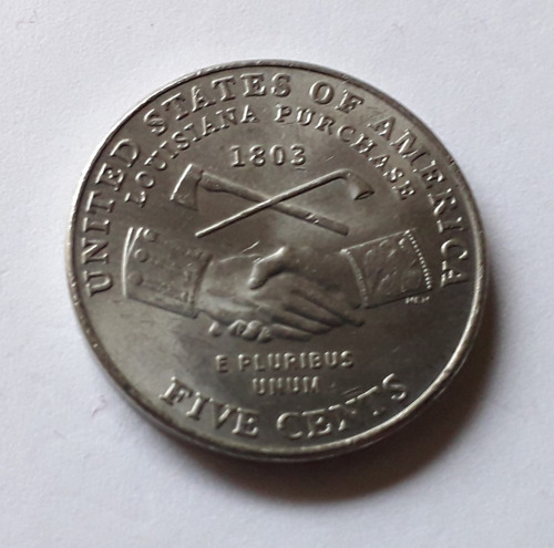 Estados Unidos Five 5 Cents 2004 P Louisiana Purchase Km#360