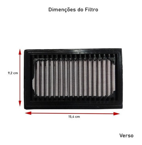 Imagem 4 de 4 de Filtro De Ar Esportivo Bmw F800gs F800r F800 Gs 2008 A 2016
