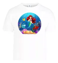 Comprar Camisas La Sirenita - Ariel Y Flaunder #2 Disney Increíbles