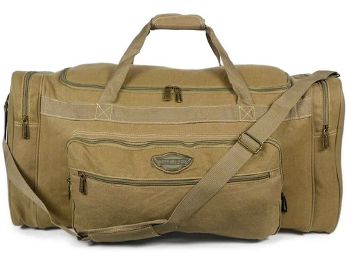 Imagem 2 de 6 de Bolsa De Viagem Grande Lona Reforçada 75 Litros Denlex 75 Cm