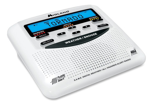 Imagen 2 de 4 de Midland Wr120 Radio Sistema Alerta Sismica Meteorologica 120
