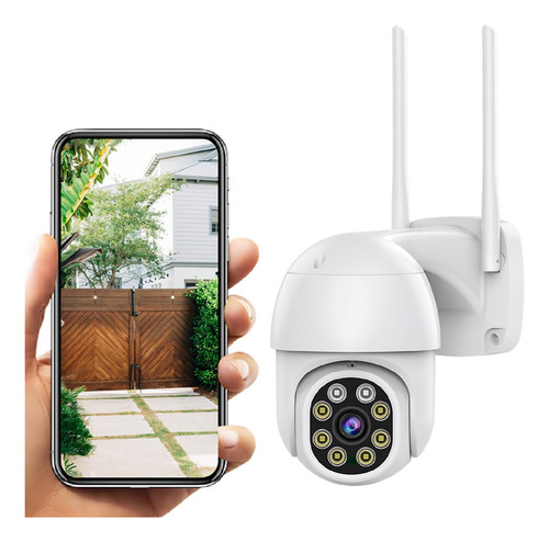 Cámara De Vigilancia Inalámbrica Home Hd 3mp 2.4ghz Wifi Mon