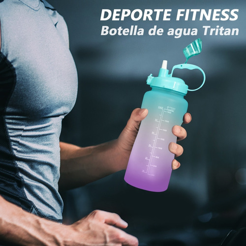 Imagen 2 de 7 de Botella Para Agua Deportiva Medio Galón Multicolor