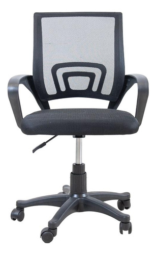 Asiento De Oficina Negro Malla Hy-520p