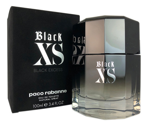 Edt De 3.4 Onzas Black Xs, Para Hombre, En Spray