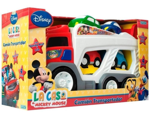 Camión Transportador Mickey Mouse Con Luz Y Sonido