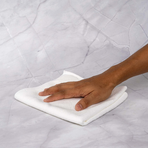 Paño De Microfibra Multiusos 40x40 Con 24 Pzas, Packlife Blanco