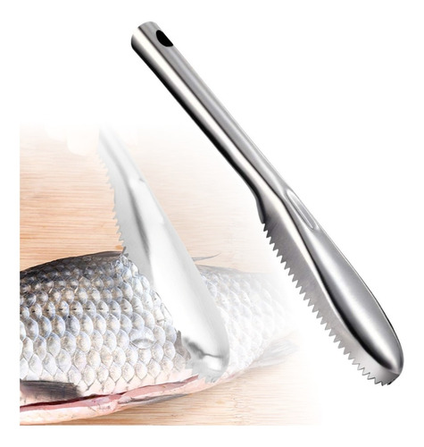  Descamador De Pescado Pelador Escamas Acero Inox