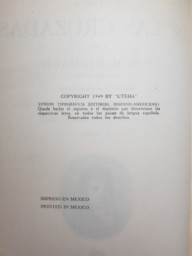 Imagen 4 de 9 de Antiguos 2 Libros Historia De Las Cruzadas 1950 Mag 57073
