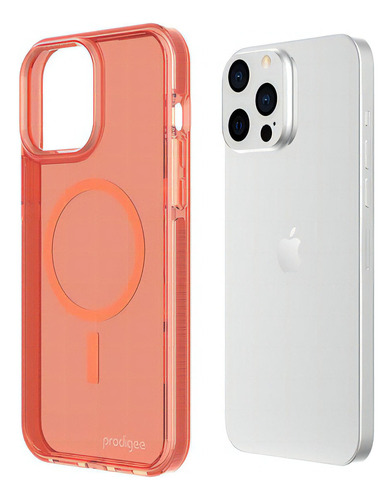Carcasa Prodigee Safetee Neo Para iPhone 13 Pro Nara Color Naranja - Compatible con Magsafe