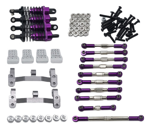 1/16 Rc Repuesto Kit De Metal Amortiguador Para Wpl C14 C24