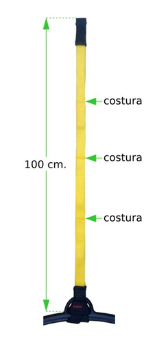 Imagen 5 de 5 de Sujeción Profesional Para Lyra Hoop Y Acrobacia Aérea: 25 Cm