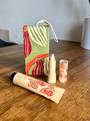 Natura Ekos Cacao Kit Pulpa Para Manos + Bálsamo Labial Cacao
